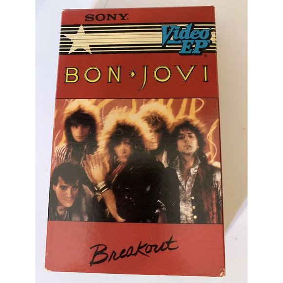 Vintage Bon Jovi Breakout BETA Tape-Not VHS Rare - Picture 3 of 5